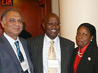 Shri. Vimal Gandhi with Mr. Michael Waweru, Commissioner General of Kenyan Revenue Authority and Ms. Sabina Walcott Denny, Head of Inland Revnue, Barbodas